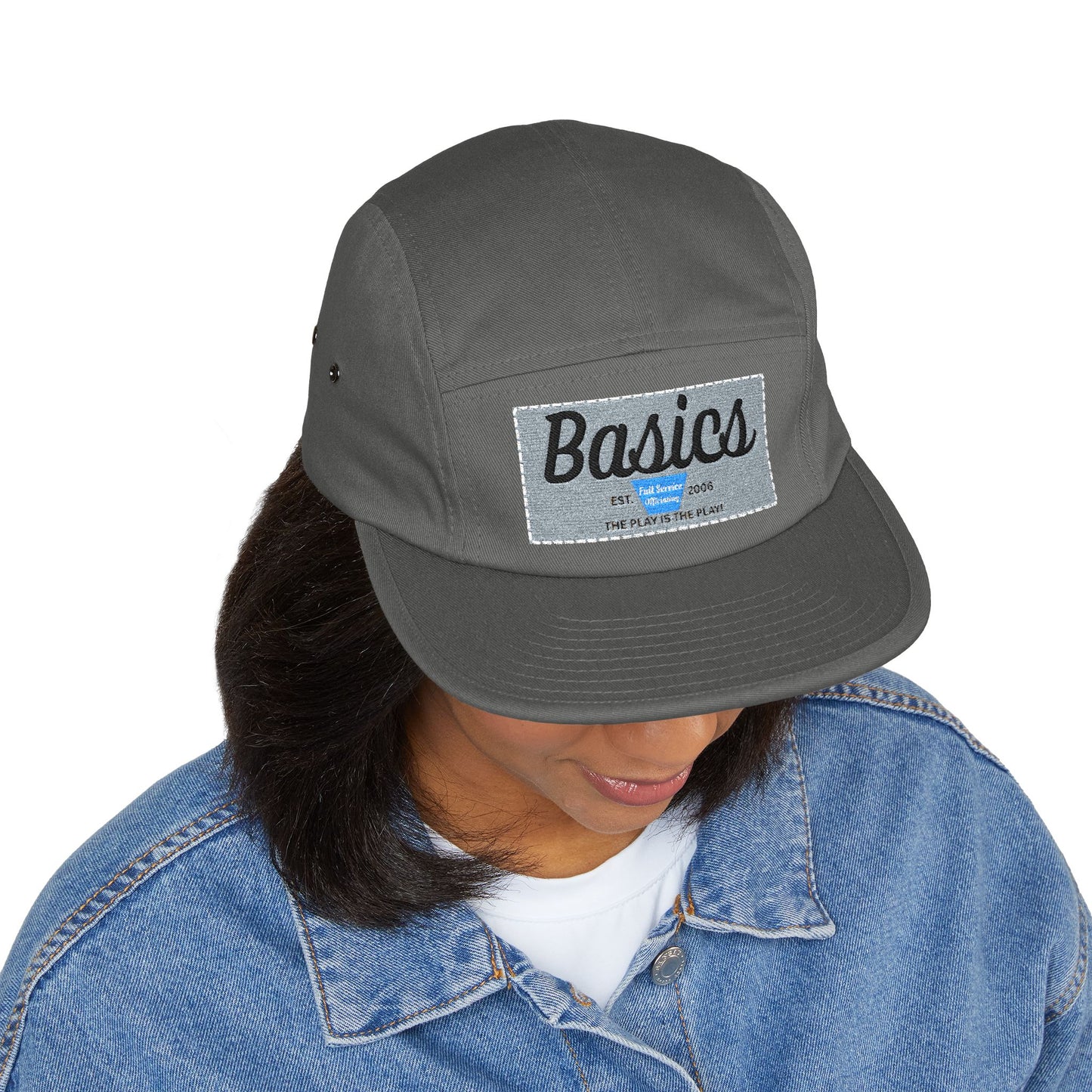 Stylish 5 Panel Cap with Embroidery, Perfect for Summer Outdoor Activities, Casual Wear, Gift for Friends, Trendy Headgear
