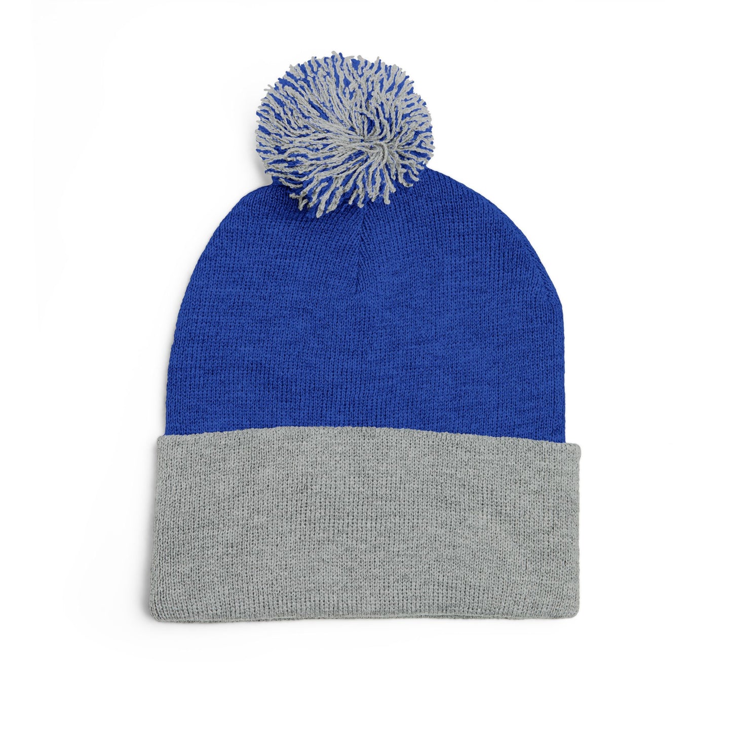Cozy Pom-Pom Knit Cap for Winter Adventures, Embroidered Beanie, Trendy Headwear, Perfect Gift for Him/Her, Winter Accessories