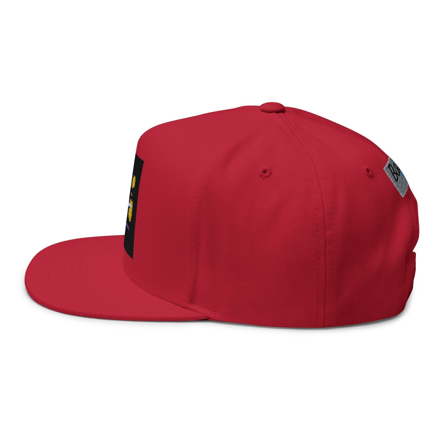Stylish Embroidered Flat Bill Cap for Trendsetters, Hip Hop, Casual Wear, Unique Gift, Streetwear, Hats for Music Lovers
