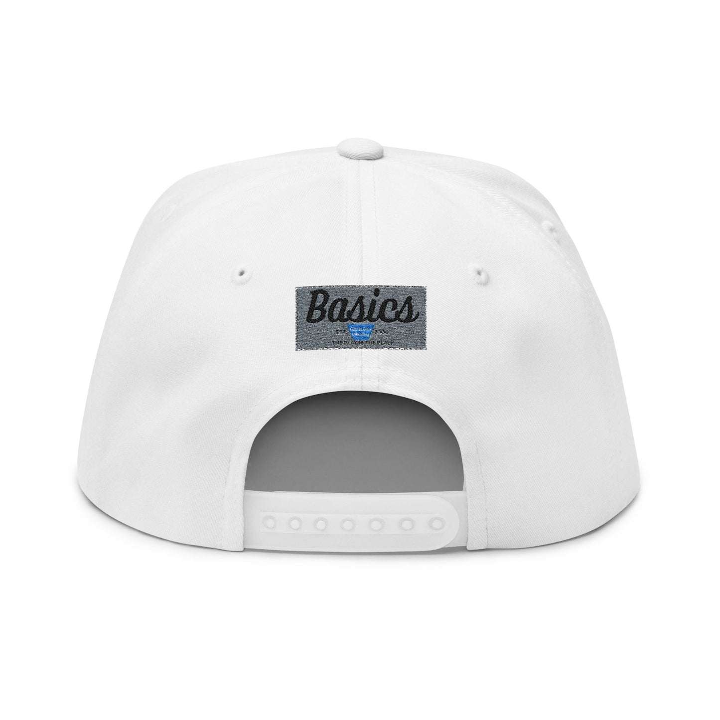 Stylish Embroidered Flat Bill Cap for Trendsetters, Hip Hop, Casual Wear, Unique Gift, Streetwear, Hats for Music Lovers