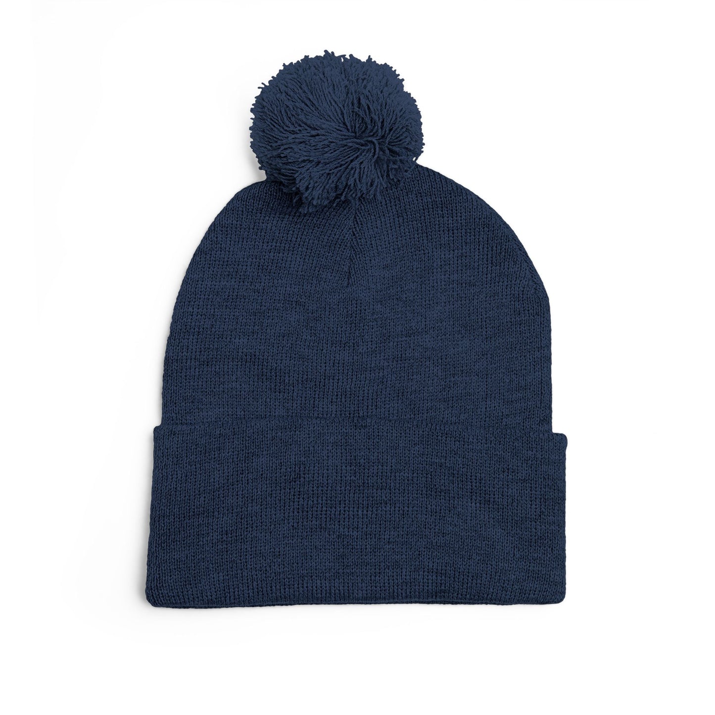 Cozy Pom-Pom Knit Cap for Winter Adventures, Embroidered Beanie, Trendy Headwear, Perfect Gift for Him/Her, Winter Accessories