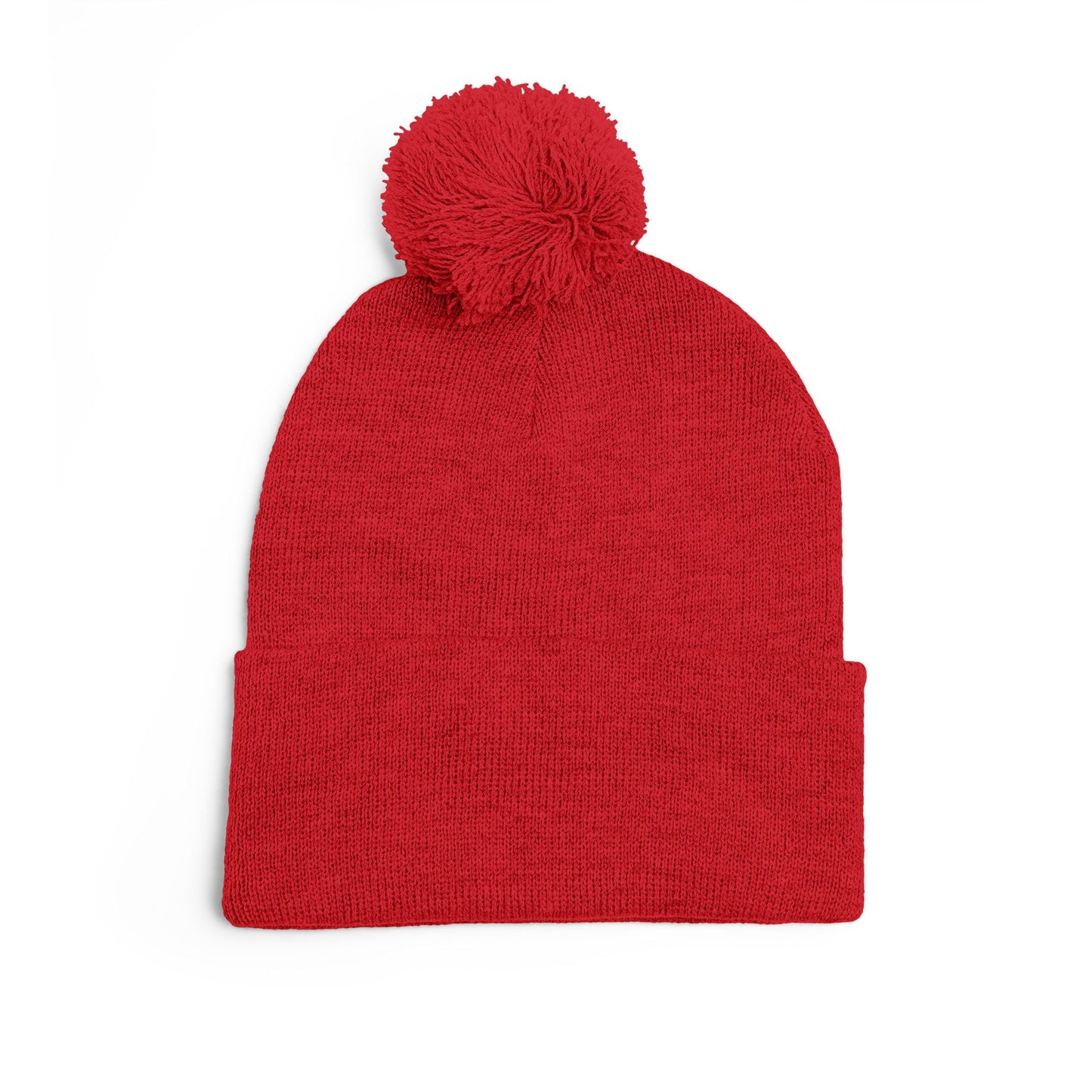 Cozy Pom-Pom Knit Cap for Winter Adventures, Embroidered Beanie, Trendy Headwear, Perfect Gift for Him/Her, Winter Accessories