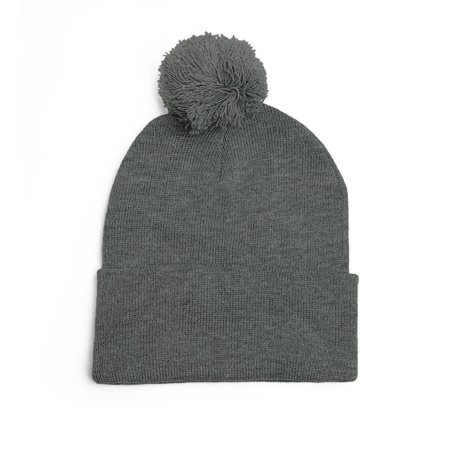Cozy Pom-Pom Knit Cap for Winter Adventures, Embroidered Beanie, Trendy Headwear, Perfect Gift for Him/Her, Winter Accessories
