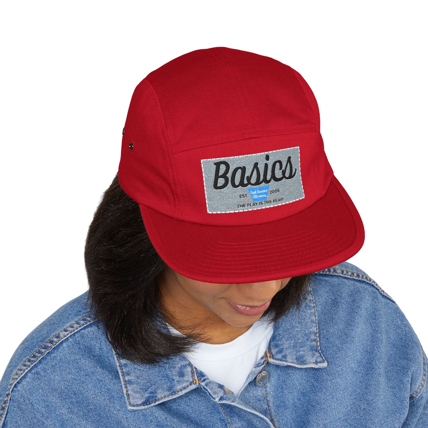 Stylish 5 Panel Cap with Embroidery, Perfect for Summer Outdoor Activities, Casual Wear, Gift for Friends, Trendy Headgear