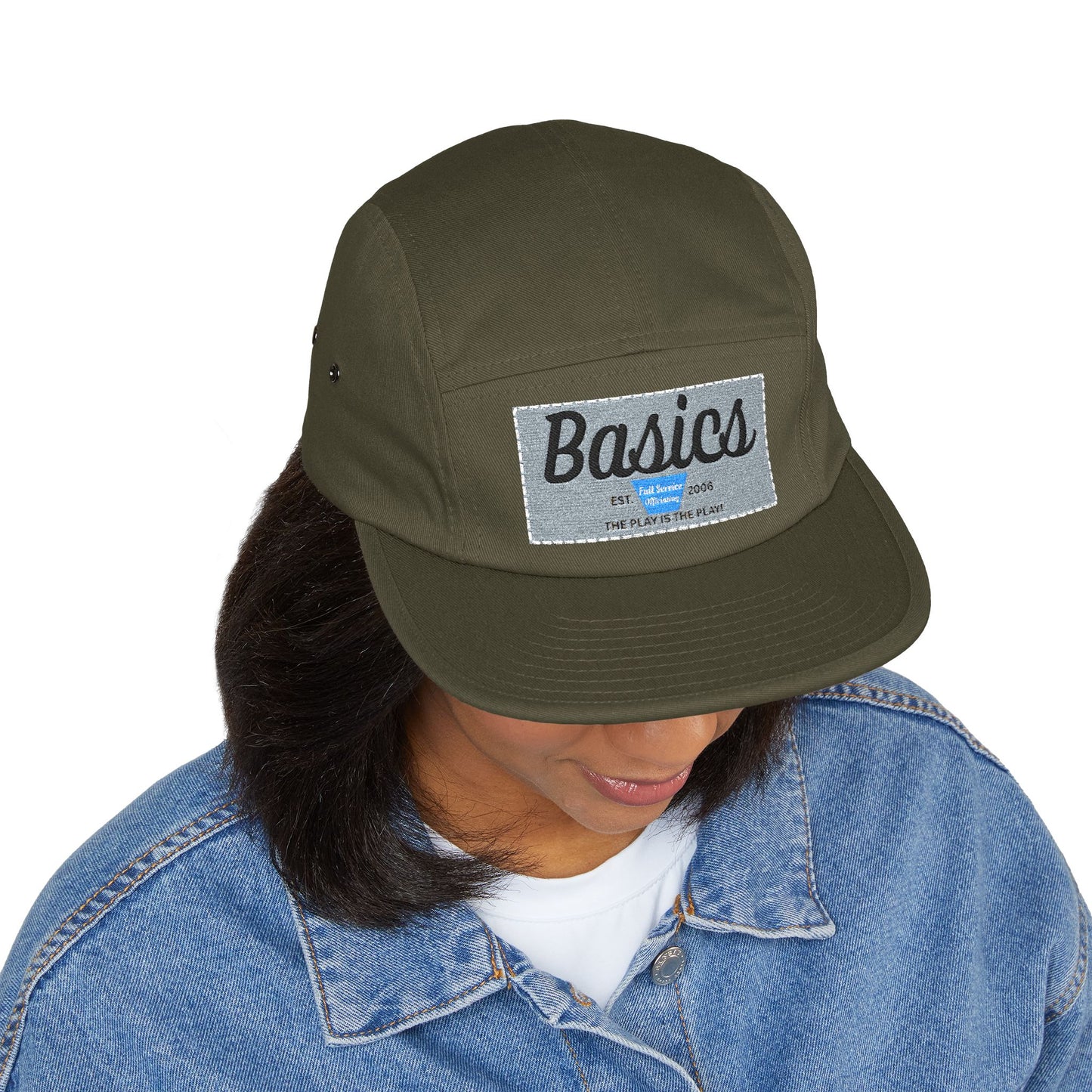 Stylish 5 Panel Cap with Embroidery, Perfect for Summer Outdoor Activities, Casual Wear, Gift for Friends, Trendy Headgear