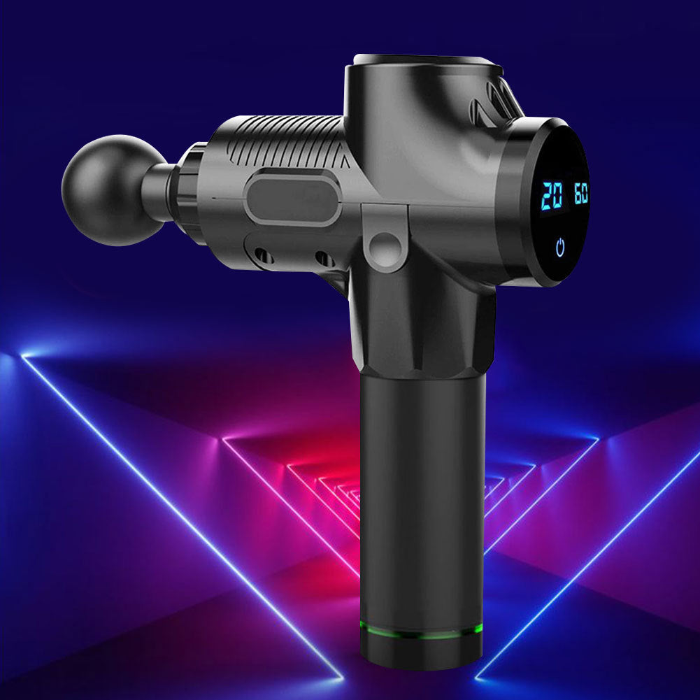 Fascia Massage Gun – Deep Tissue Muscle Relaxation with LCD Touch