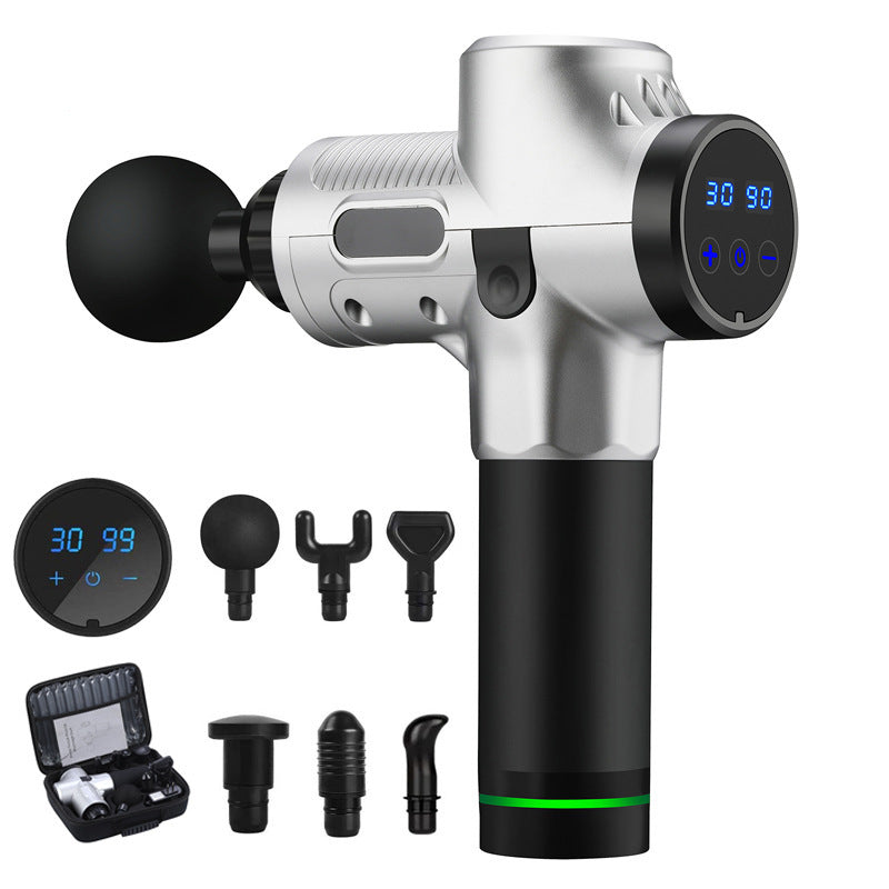 Fascia Massage Gun – Deep Tissue Muscle Relaxation with LCD Touch