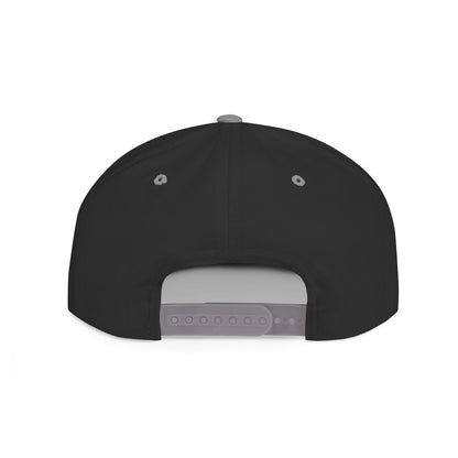 Basics Flat Bill Snapback Hat, Trendy Streetwear Cap, Gift for Him/Her, Casual Summer Accessory, Unisex Style