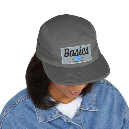 Stylish 5 Panel Cap with Embroidery, Perfect for Summer Outdoor Activities, Casual Wear, Gift for Friends, Trendy Headgear