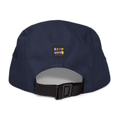Stylish 5 Panel Cap with Embroidery, Perfect for Summer Outdoor Activities, Casual Wear, Gift for Friends, Trendy Headgear
