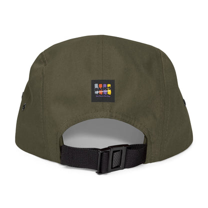 Stylish 5 Panel Cap with Embroidery, Perfect for Summer Outdoor Activities, Casual Wear, Gift for Friends, Trendy Headgear