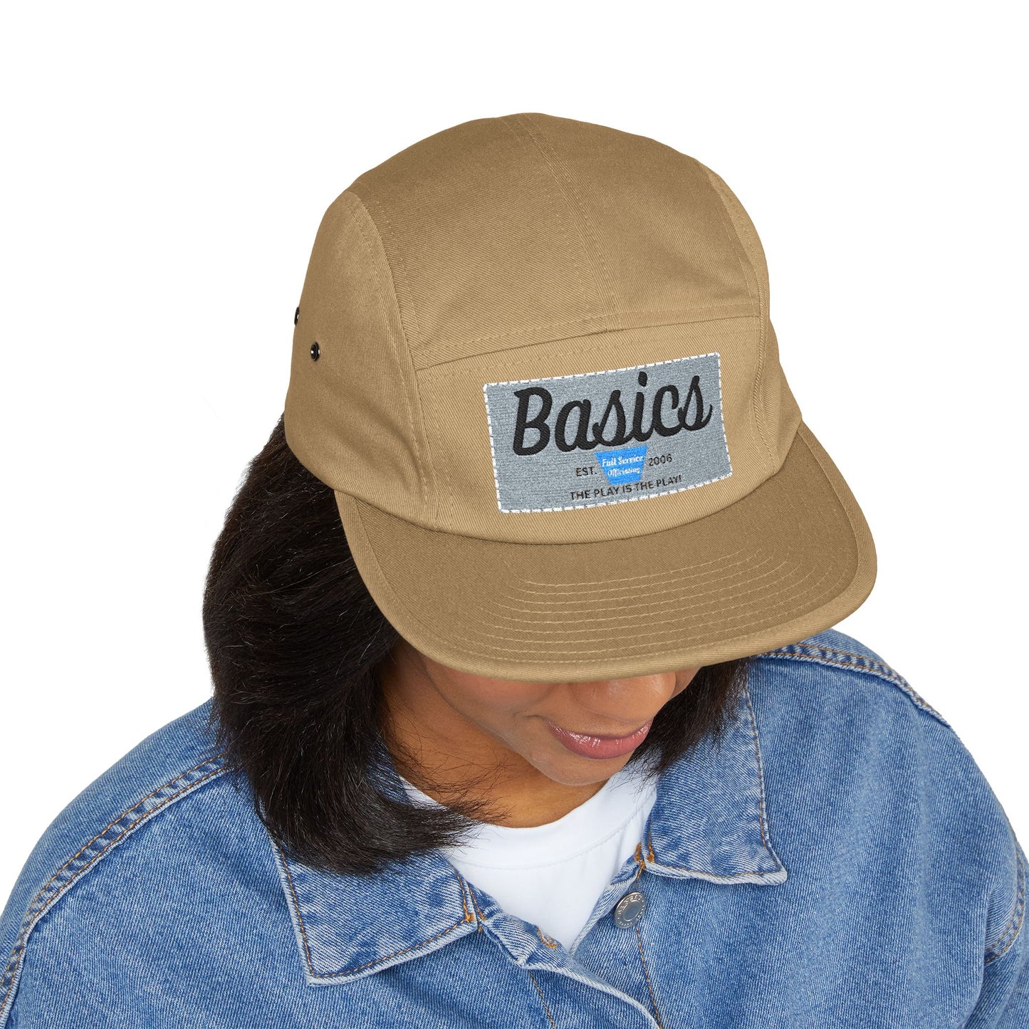 Stylish 5 Panel Cap with Embroidery, Perfect for Summer Outdoor Activities, Casual Wear, Gift for Friends, Trendy Headgear
