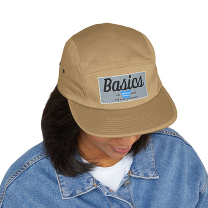 Stylish 5 Panel Cap with Embroidery, Perfect for Summer Outdoor Activities, Casual Wear, Gift for Friends, Trendy Headgear
