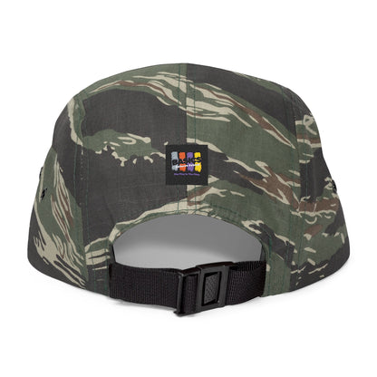 Stylish 5 Panel Cap with Embroidery, Perfect for Summer Outdoor Activities, Casual Wear, Gift for Friends, Trendy Headgear