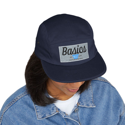 Stylish 5 Panel Cap with Embroidery, Perfect for Summer Outdoor Activities, Casual Wear, Gift for Friends, Trendy Headgear