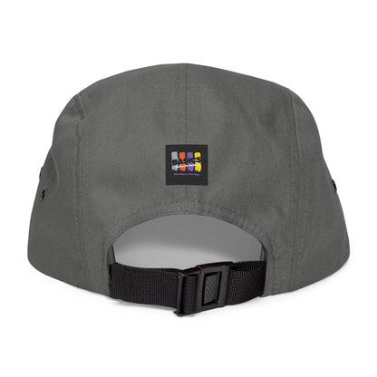 Stylish 5 Panel Cap with Embroidery, Perfect for Summer Outdoor Activities, Casual Wear, Gift for Friends, Trendy Headgear