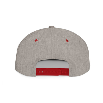 Basics Flat Bill Snapback Hat, Trendy Streetwear Cap, Gift for Him/Her, Casual Summer Accessory, Unisex Style