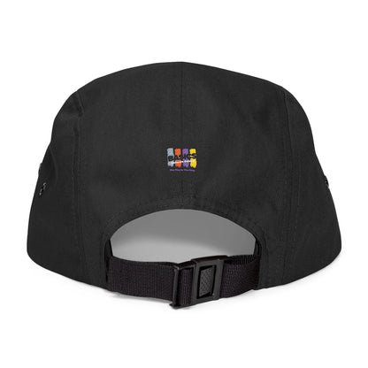 Stylish 5 Panel Cap with Embroidery, Perfect for Summer Outdoor Activities, Casual Wear, Gift for Friends, Trendy Headgear