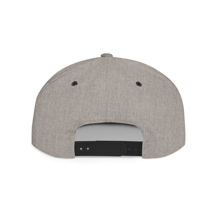 Basics Flat Bill Snapback Hat, Trendy Streetwear Cap, Gift for Him/Her, Casual Summer Accessory, Unisex Style