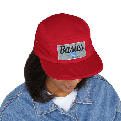 Stylish 5 Panel Cap with Embroidery, Perfect for Summer Outdoor Activities, Casual Wear, Gift for Friends, Trendy Headgear